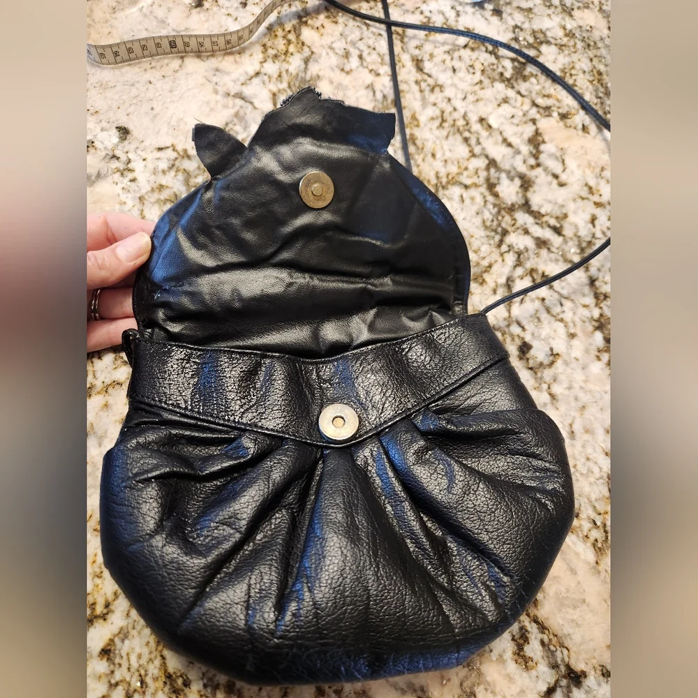 Vintage Purse Sequined, Beaded Black Leather, Bags By SuZettes EUC 80s, Formal
